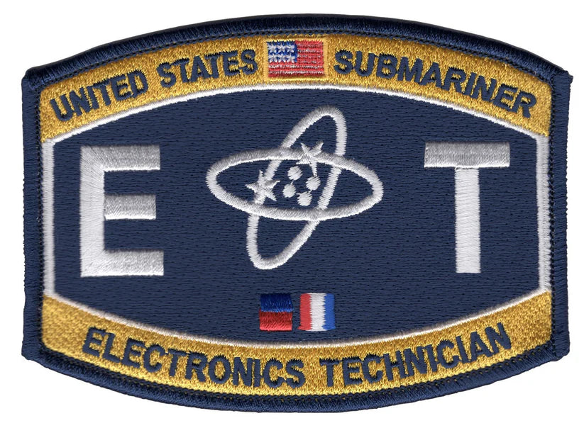 SUBMARINE ELECTRONICS TECHNOCIAN ET RATING DECAL/STICKER