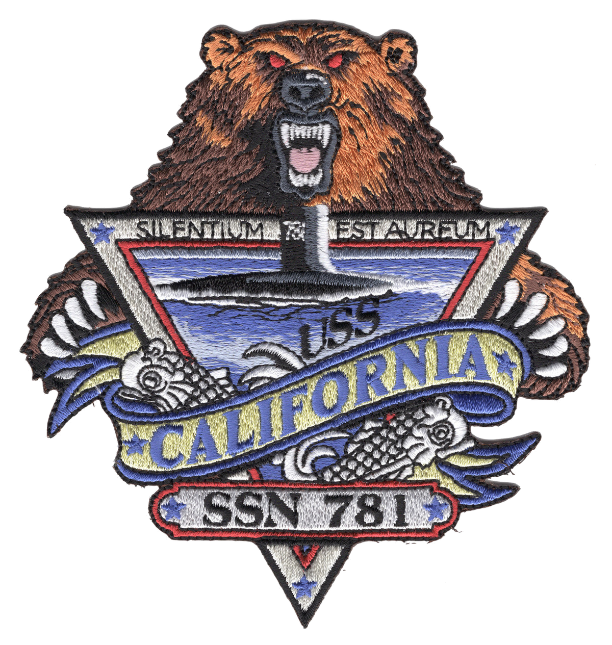 USS CALIFORNIA SSN 781 PATCH