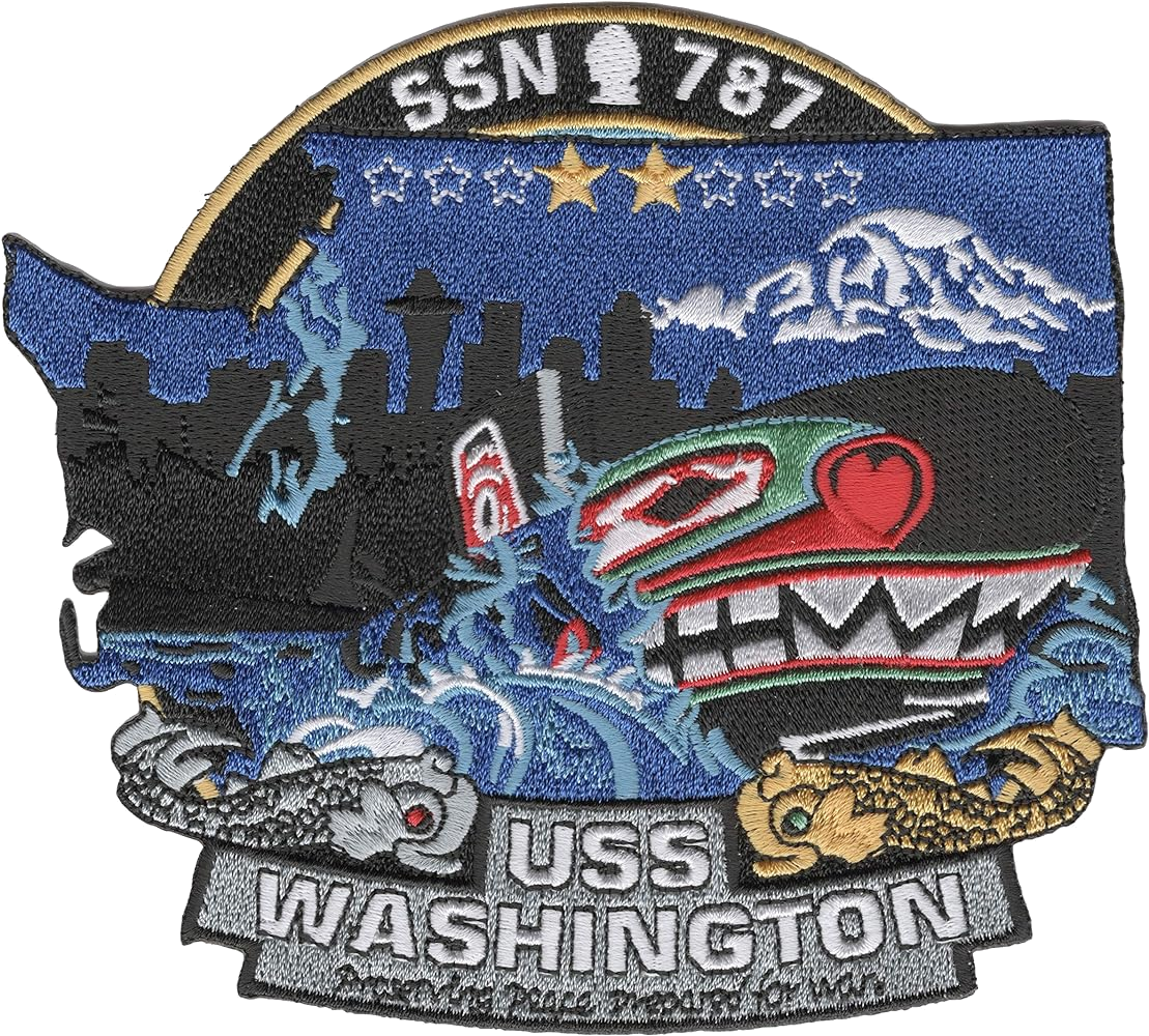USS WASHINGTON SSN 787 PATCH