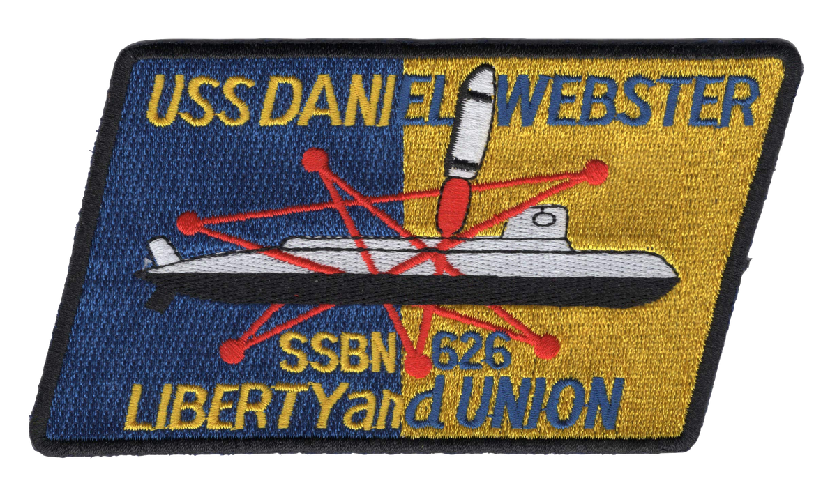 USS DANIEL WEBSTER SSBN 626 PATCH