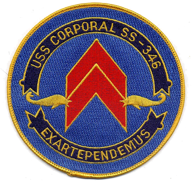 USS CORPORAL SS 346 PATCH