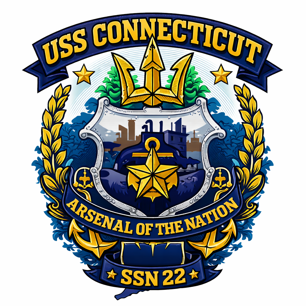 USS  Connecticut SSN 22  DECAL / STICKER