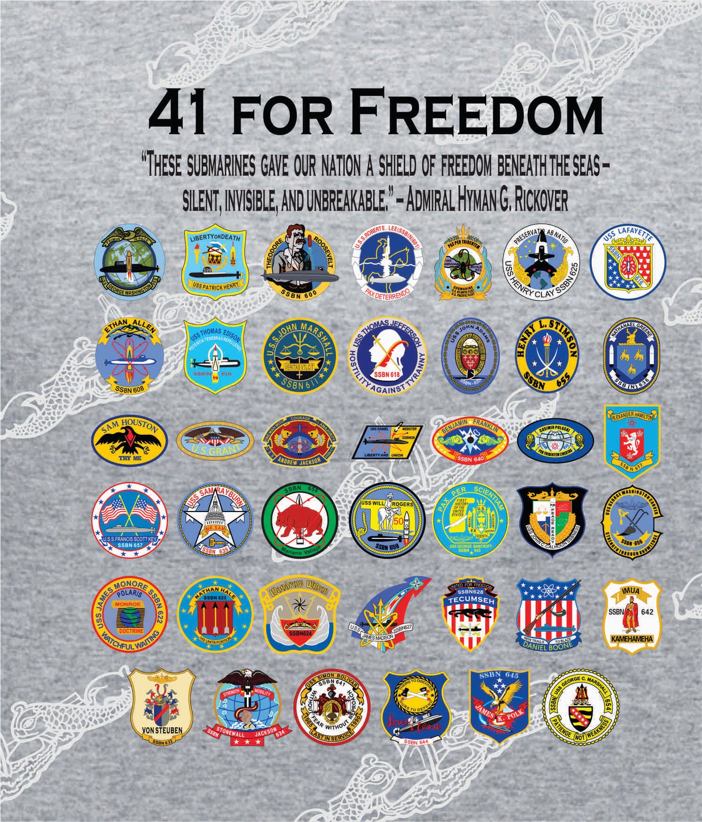 41 For Freedom :   Clothing