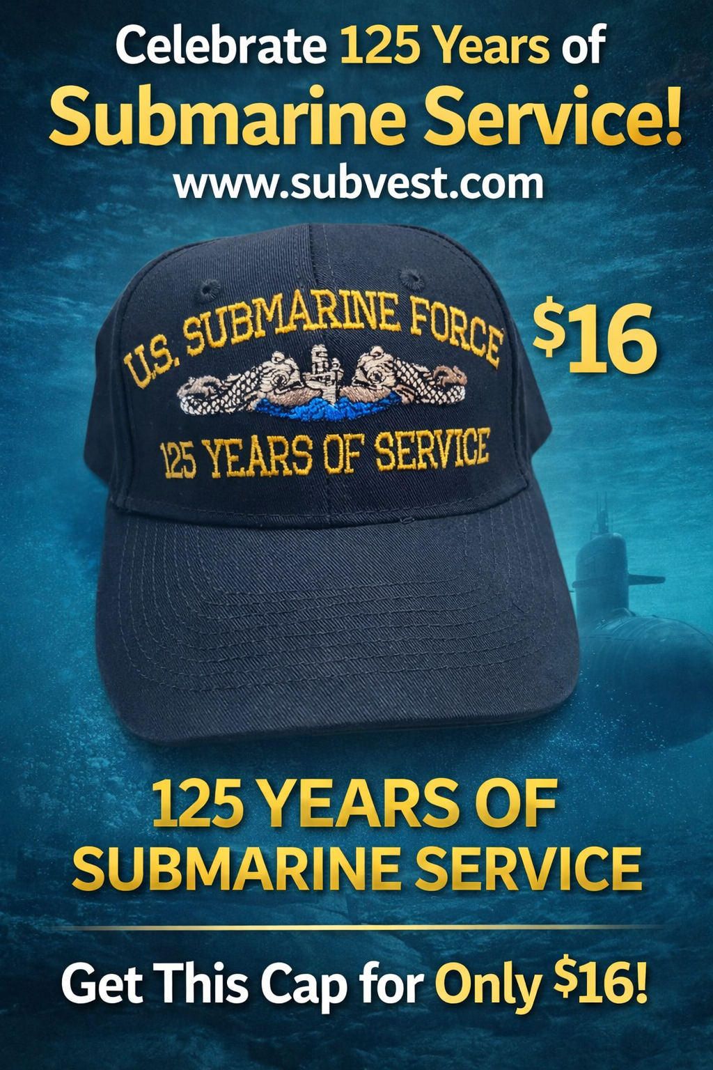 125 Years OF Submarine Service HAT