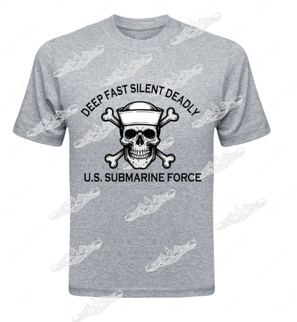 Deep Fast Silent Deadly SAILOR SKULL :  Clothing