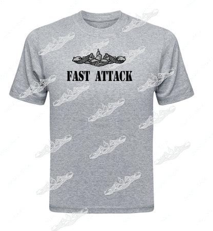 Fast Attack TEXT & Dolphins - Clothing