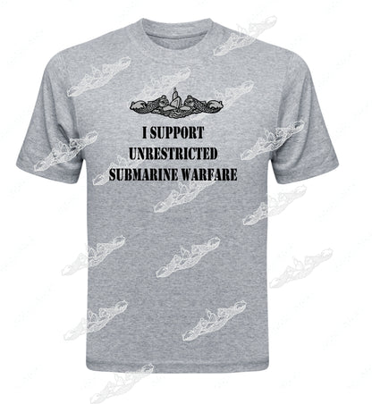 I Support Unrestricted Warfare TEXT & Dolphins : Clothing
