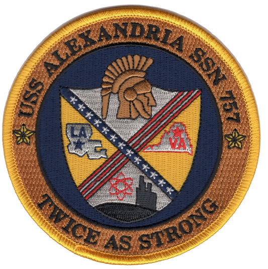 USS ALEXANDRIA SSN 757 STICKER / DECAL