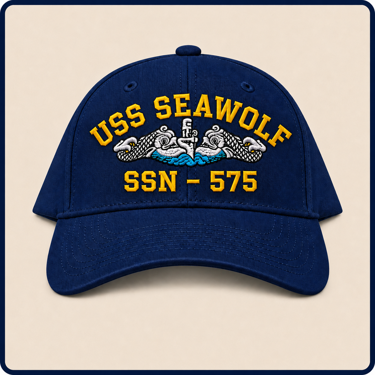 USS SEAWOLF SSN-575 HAT approved boat mockup