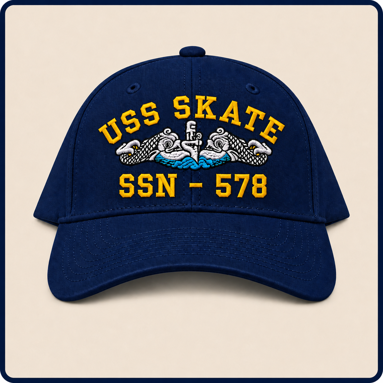 USS SKATE SSN-578 HAT approved boat mockup
