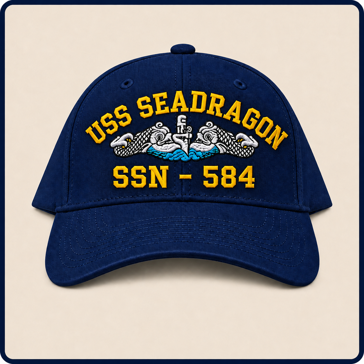 USS SEADRAGON SSN-584 HAT approved boat mockup