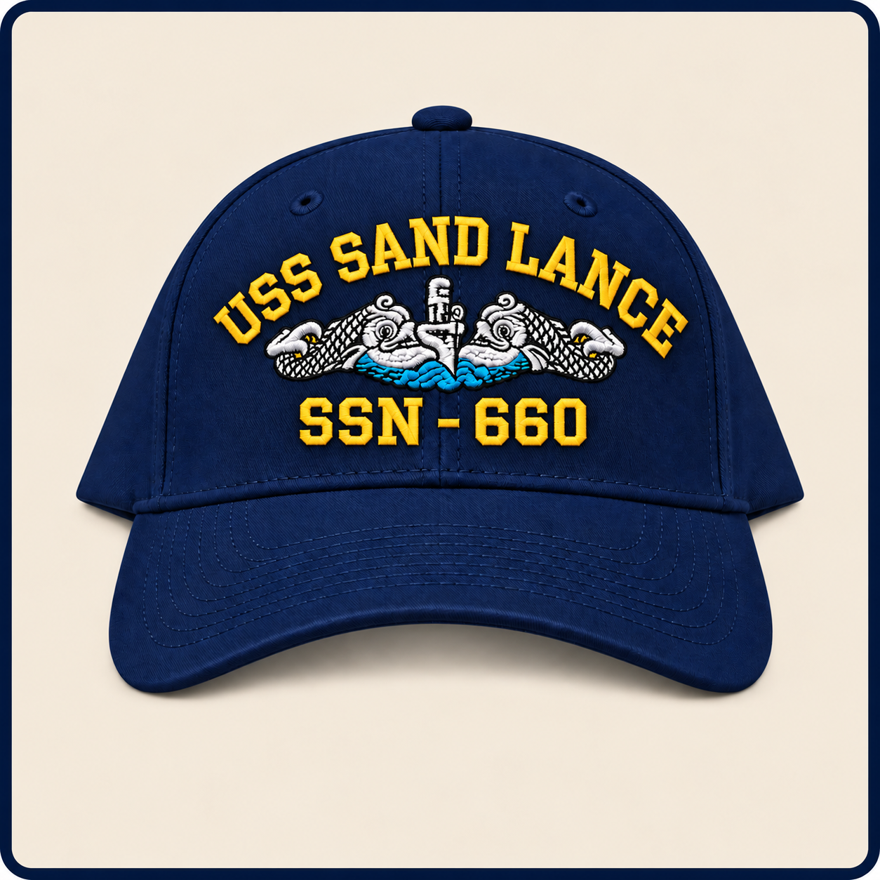 USS SAND LANCE SSN-660 HAT approved boat mockup