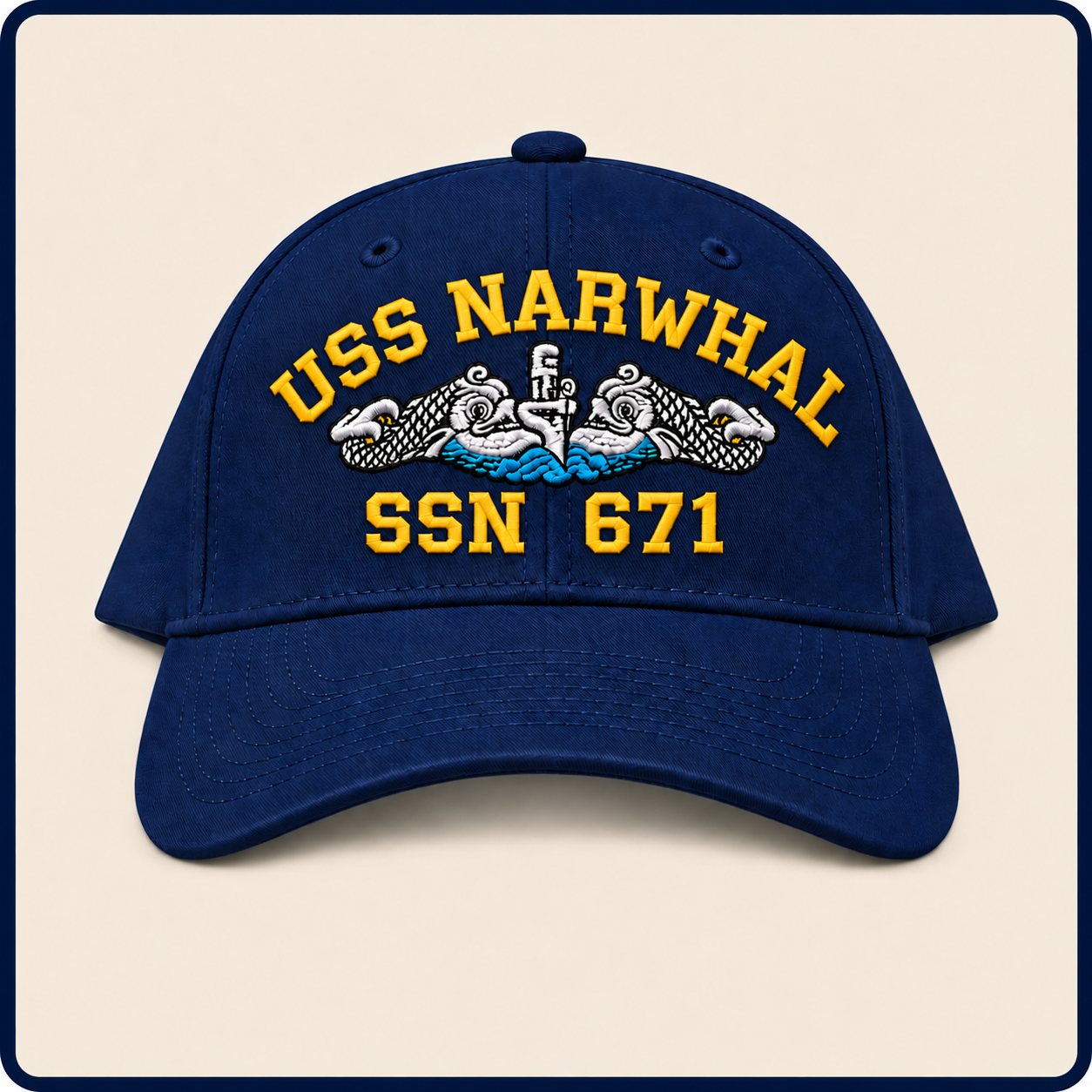 USS NARWHAL SSN-671 HAT approved boat mockup
