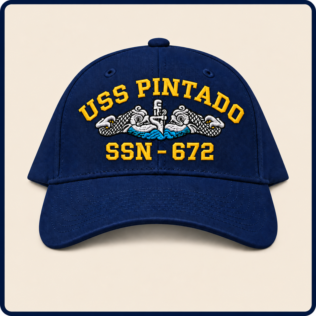 USS PINTADO SSN-672 HAT approved boat mockup