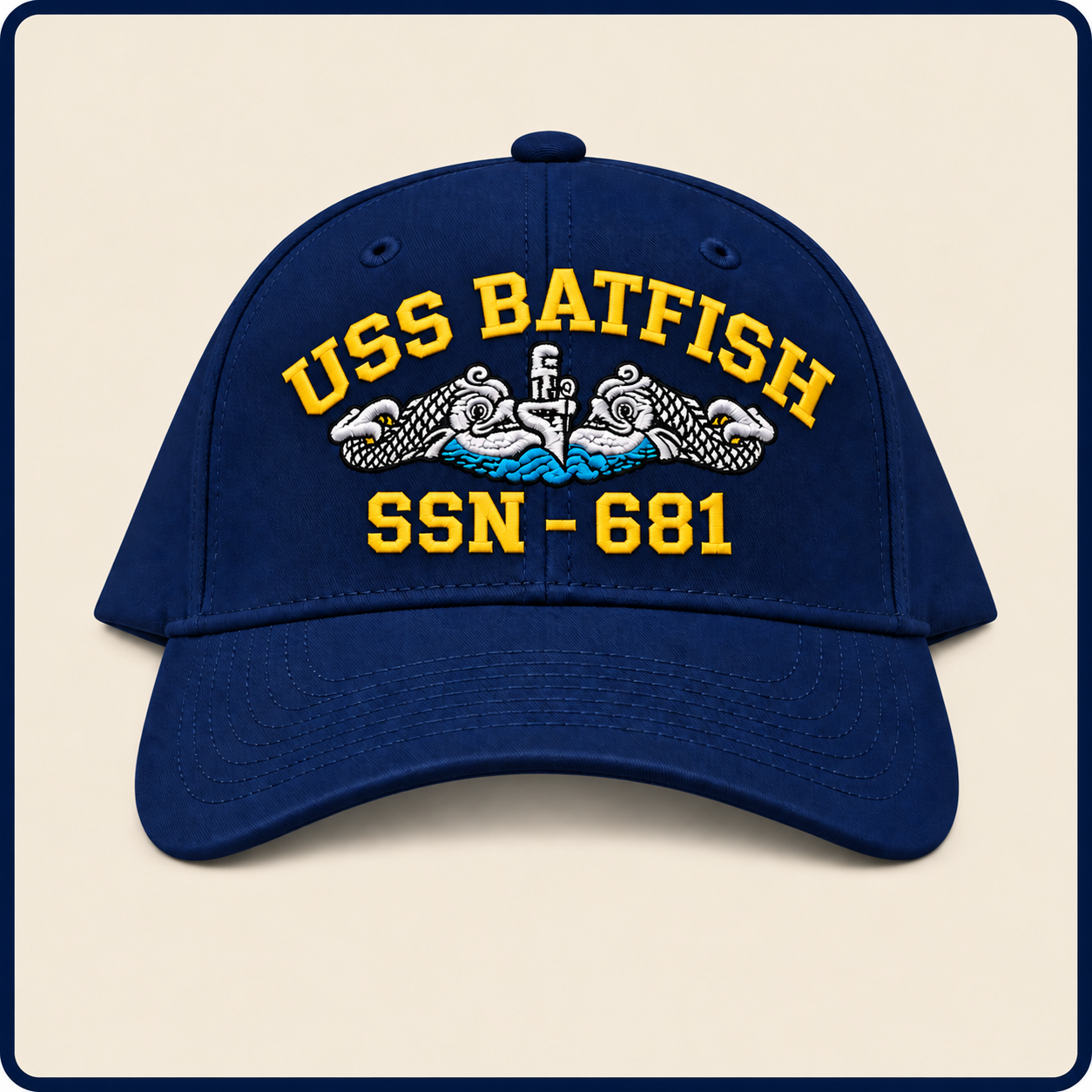 USS BATFISH SSN-681 HAT approved boat mockup