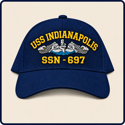 USS INDIANAPOLIS SSN-697 HAT approved boat mockup