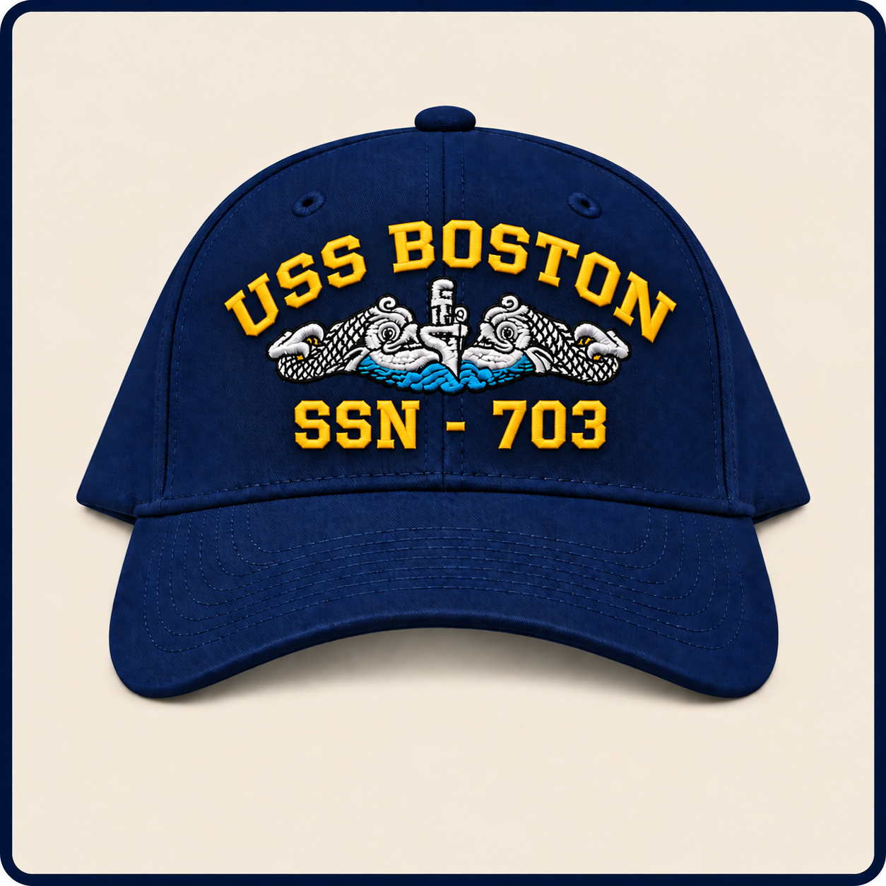 USS BOSTON SSN-703 HAT approved boat mockup