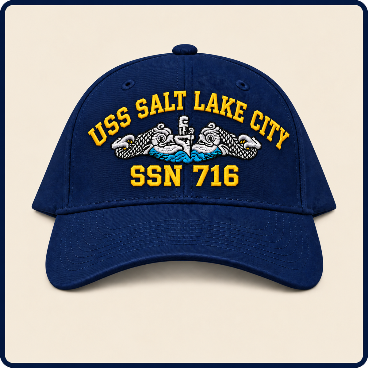 USS SALT LAKE CITY SSN-716 HAT approved boat mockup