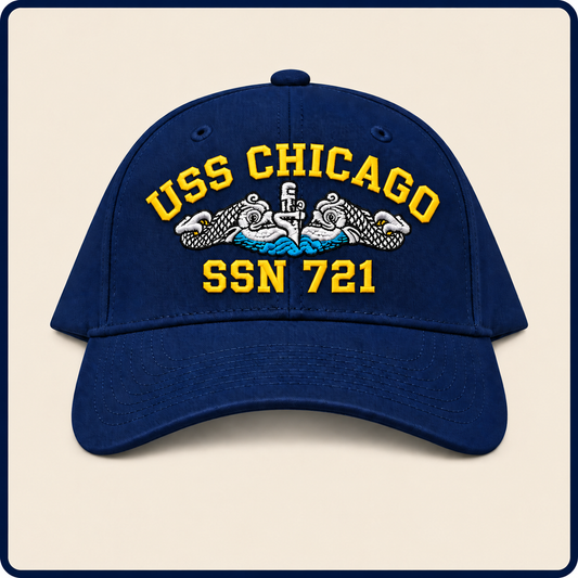 USS CHICAGO SSN-721 HAT approved boat mockup