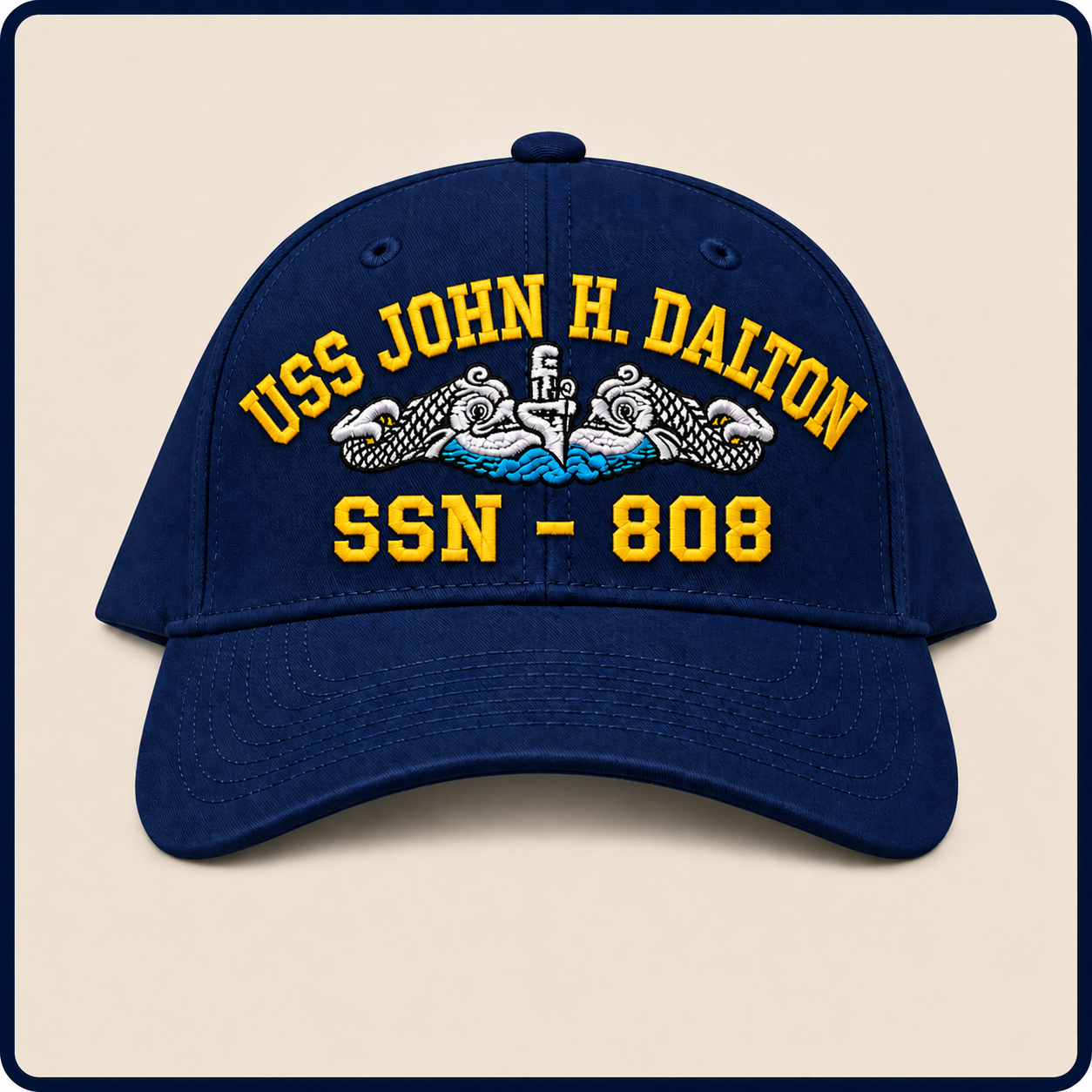 USS JOHN H. DALTON SSN-808 HAT approved boat mockup