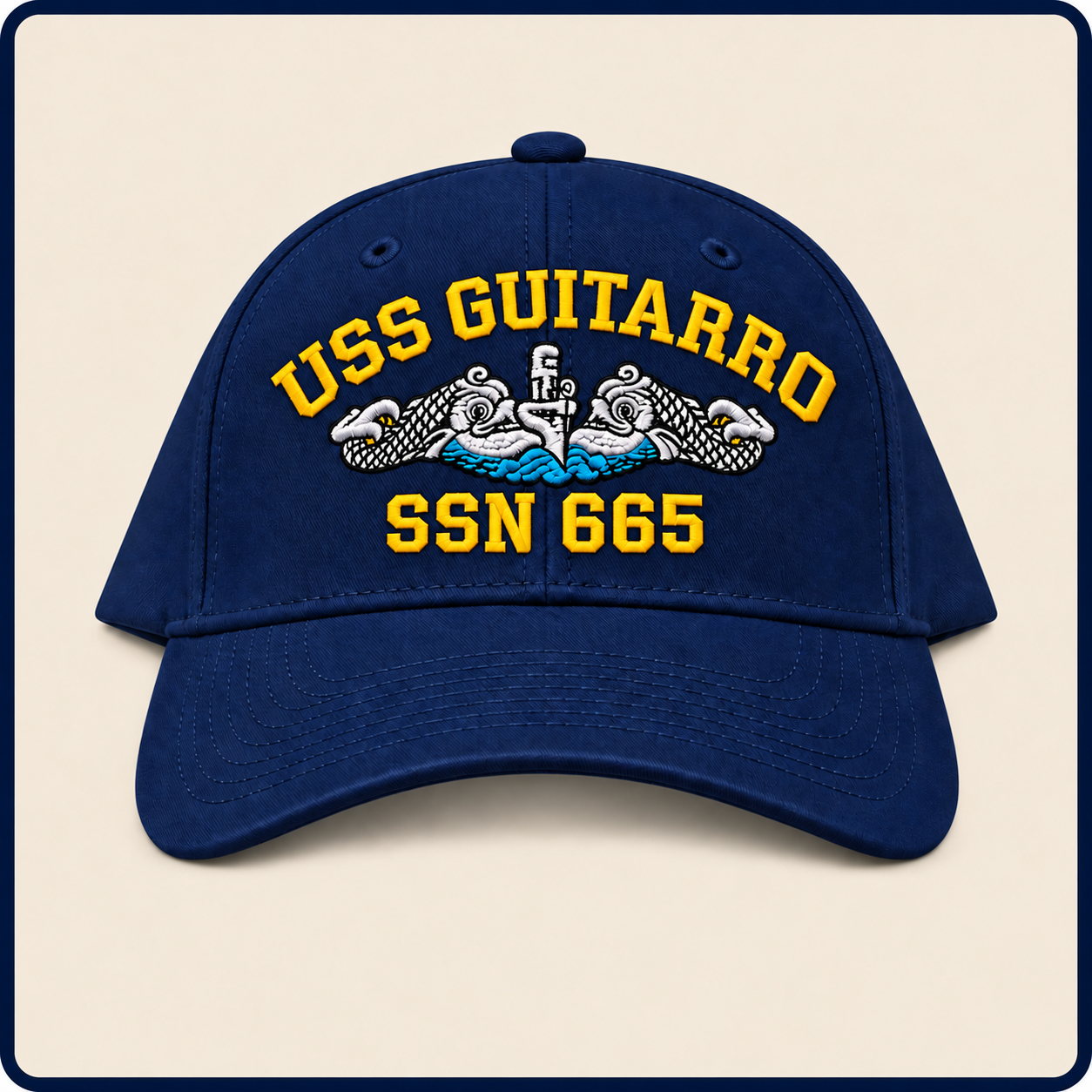 USS Guitarro SSN 665 Ballcap