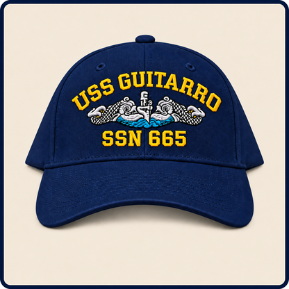 USS Guitarro SSN 665 Ballcap
