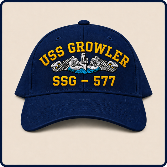 USS GROWLER SSG-577 HAT approved boat mockup
