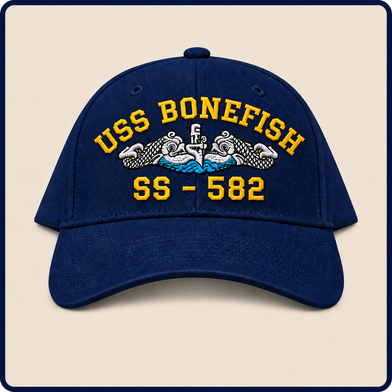 USS BONEFISH SS-582 HAT approved boat mockup