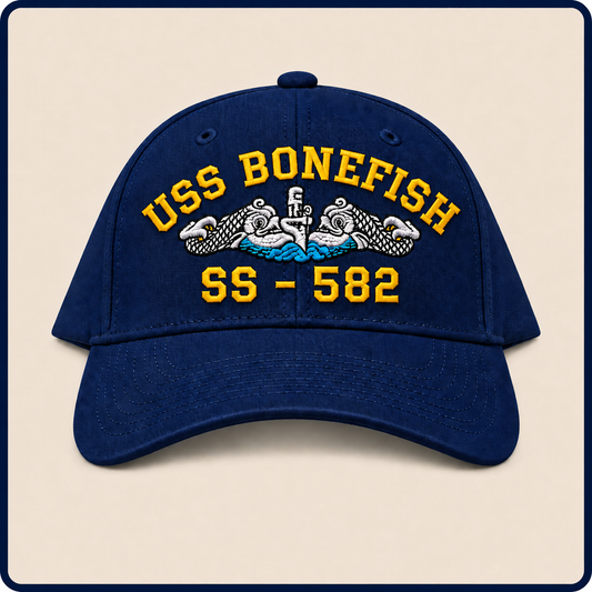 USS BONEFISH SS-582 HAT approved boat mockup