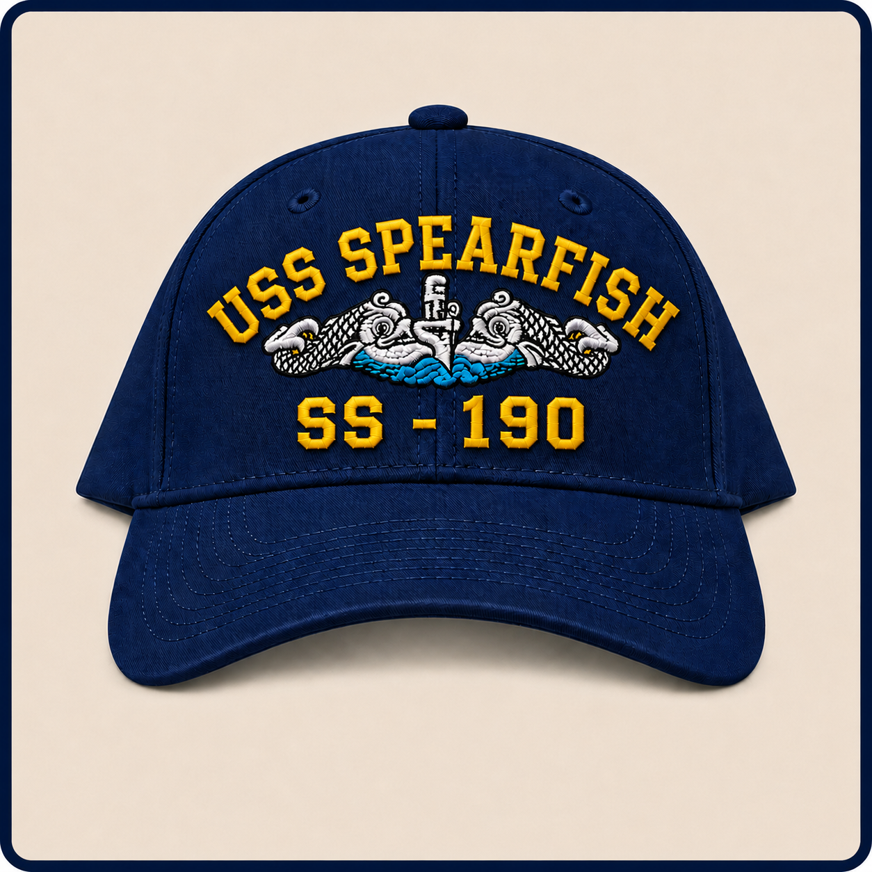 USS SPEARFISH SS-190 HAT approved boat mockup