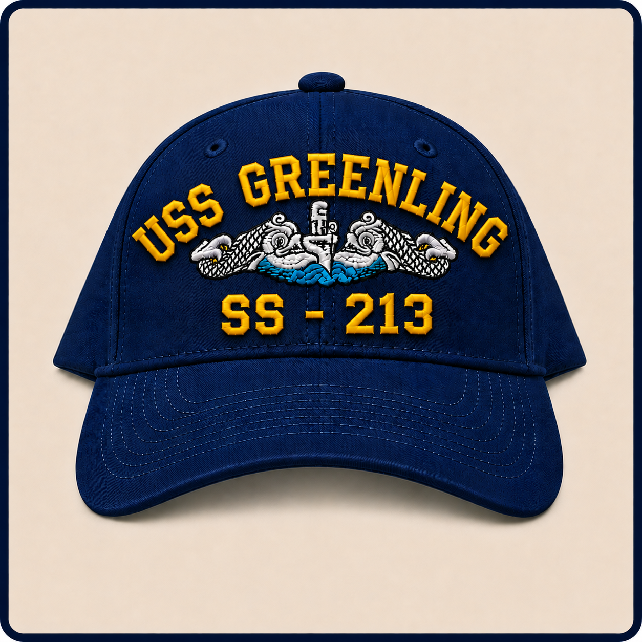 USS GREENLING SS-213 HAT approved boat mockup