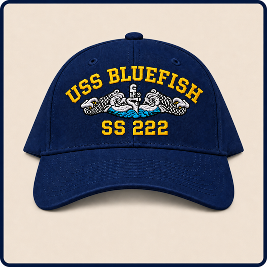 USS BLUEFISH SS-222 HAT approved boat mockup