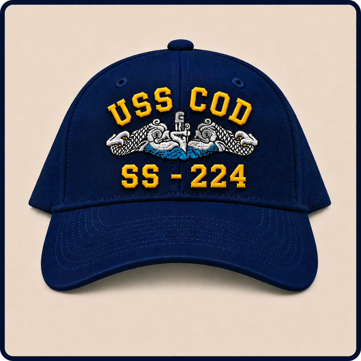 USS COD SS-224 HAT approved boat mockup