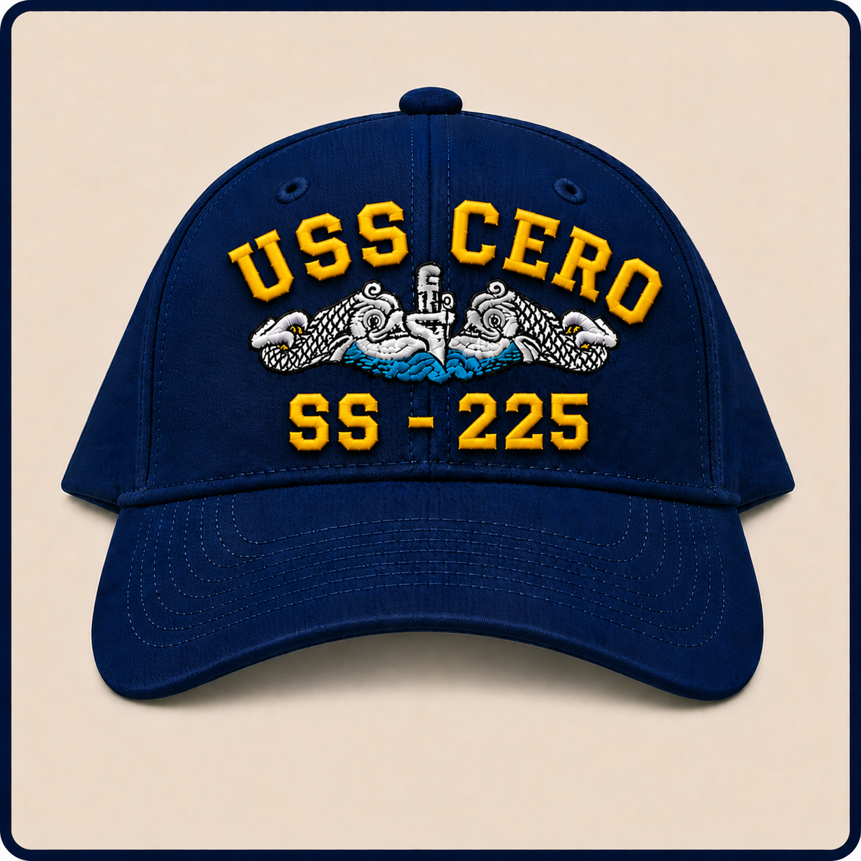 USS CERO SS-225 HAT approved boat mockup
