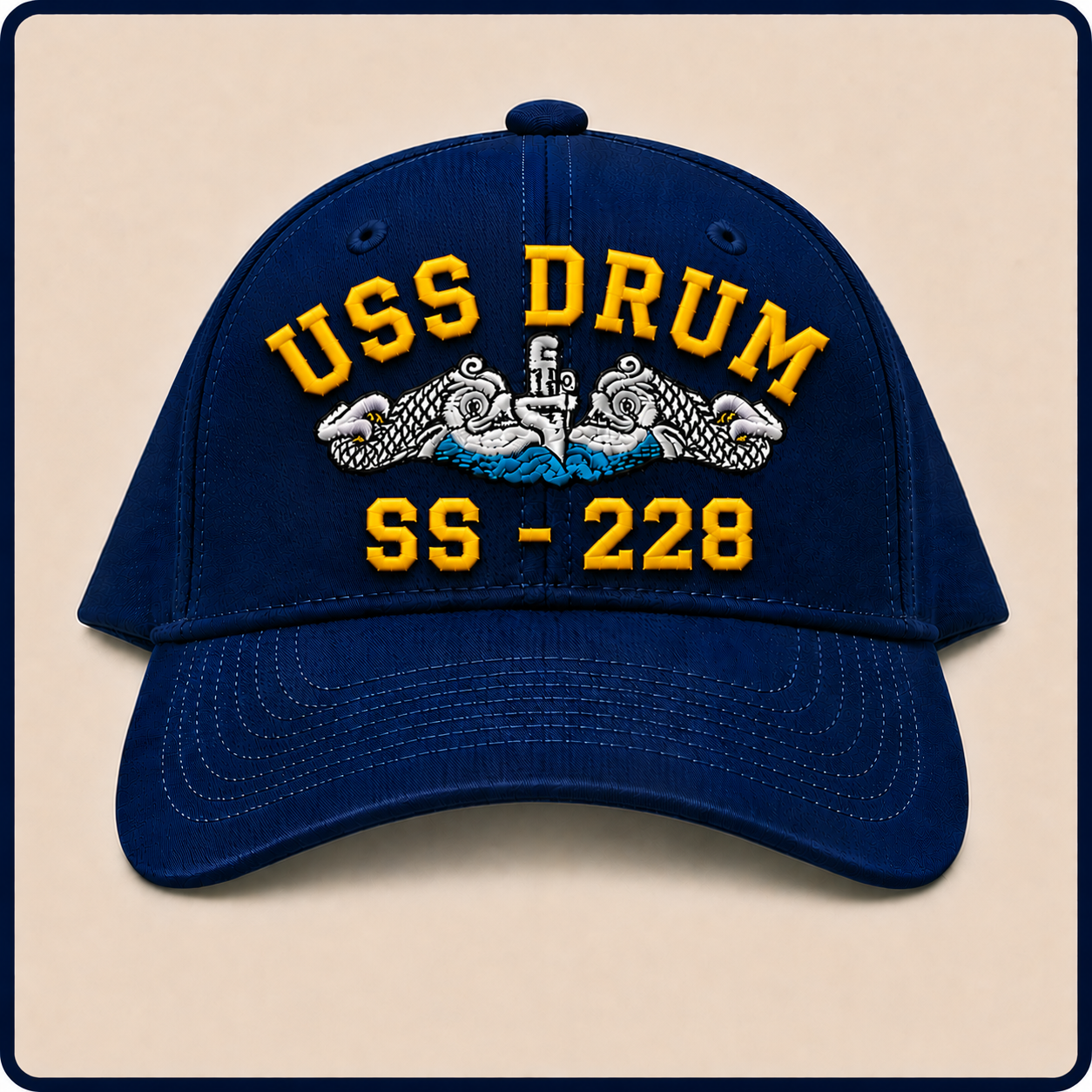 USS DRUM SS-228 HAT approved boat mockup