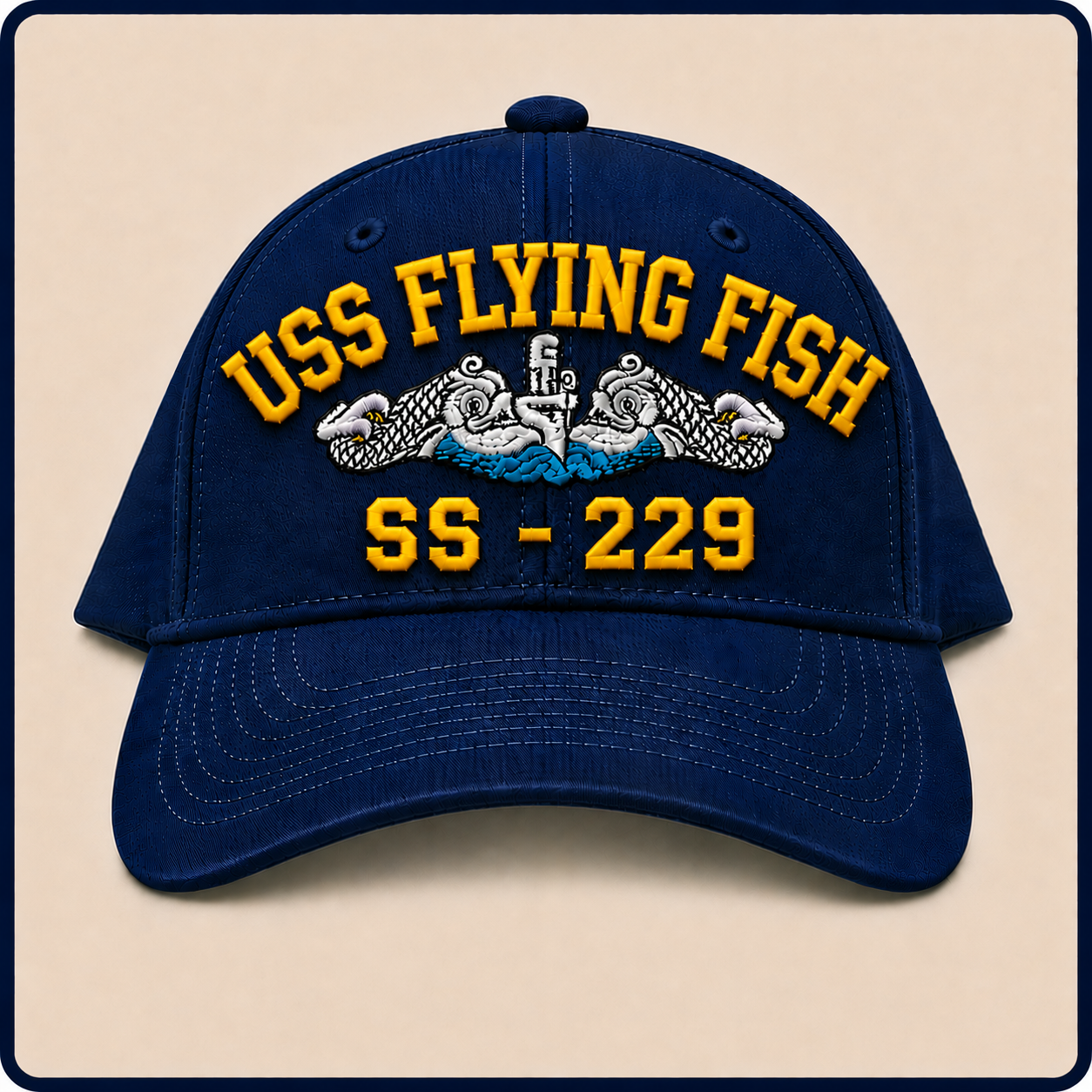 USS FLYING FISH SS-229 HAT approved boat mockup