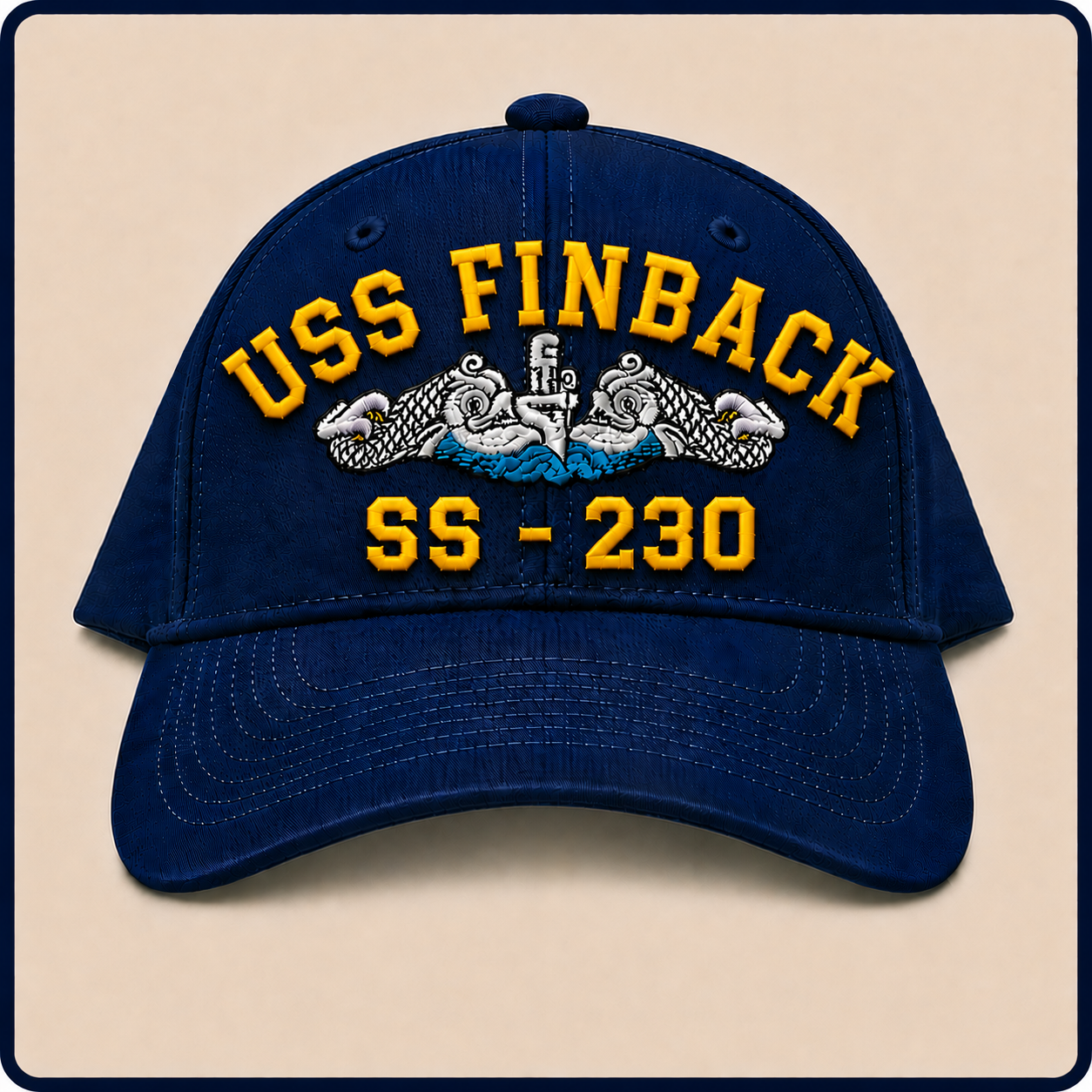 USS FINBACK SS-230 HAT approved boat mockup