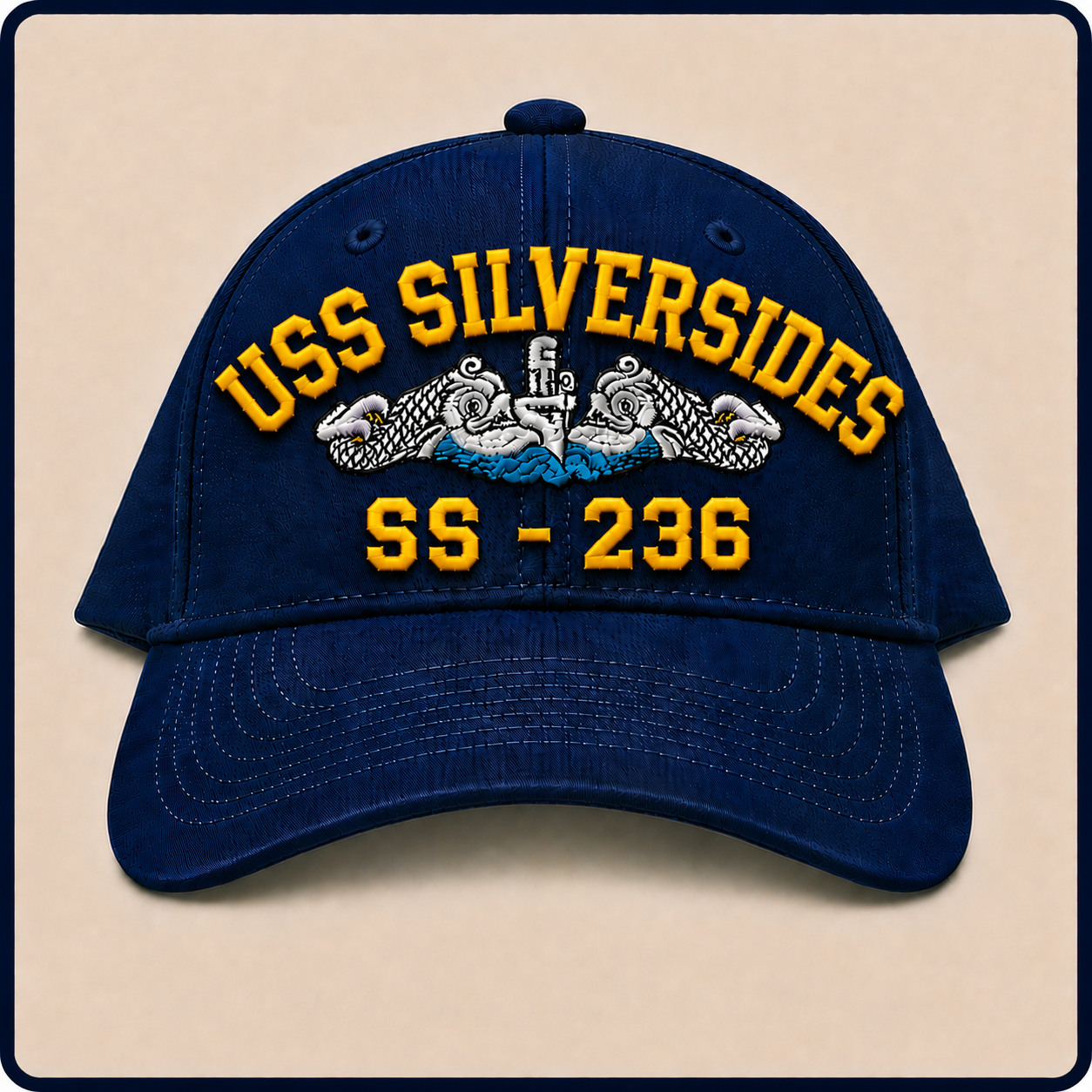 USS SILVERSIDES SS-236 HAT approved boat mockup