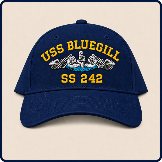 USS BLUEGILL SS-242 HAT approved boat mockup