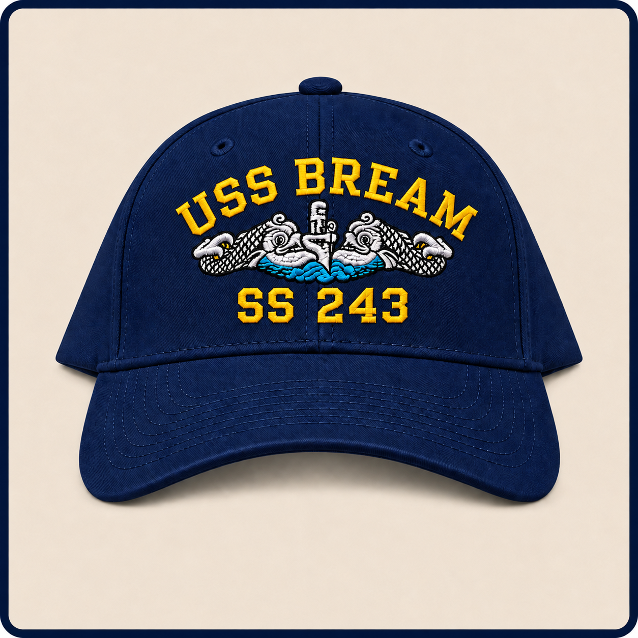 USS BREAM SS-243 HAT approved boat mockup