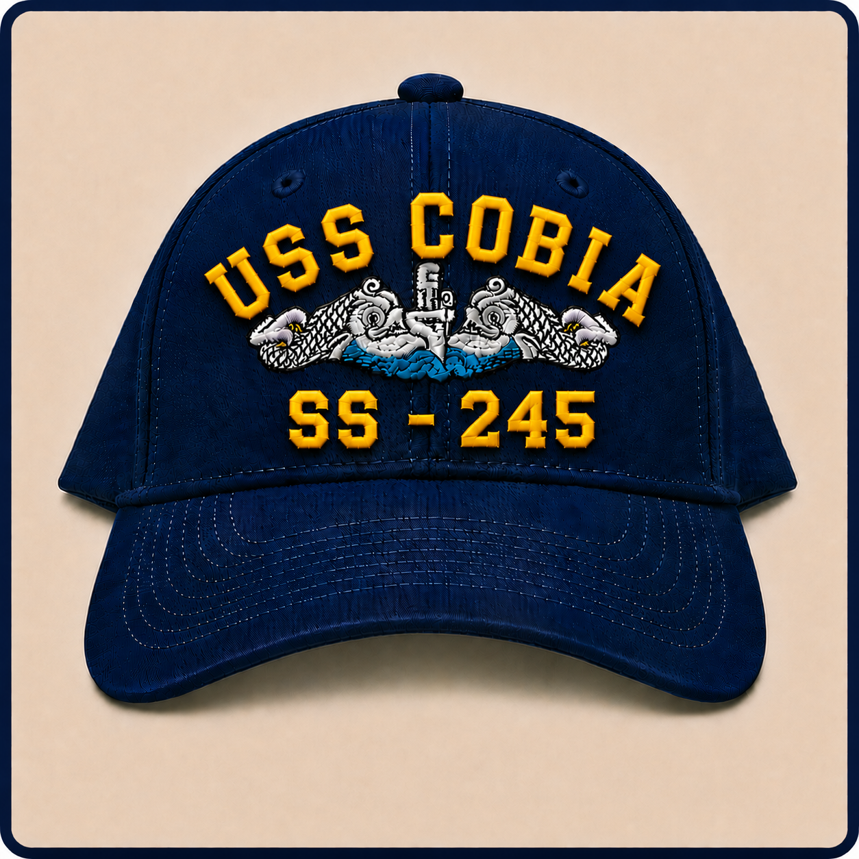 USS COBIA SS-245 HAT approved boat mockup