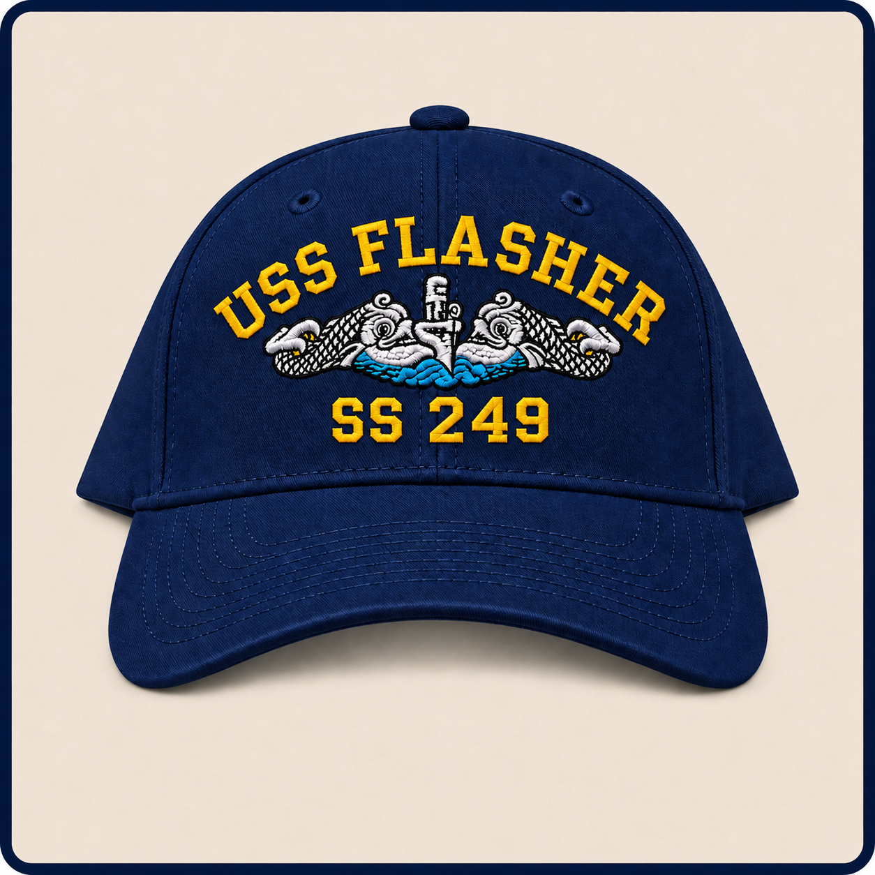 USS FLASHER SS-249 HAT approved boat mockup