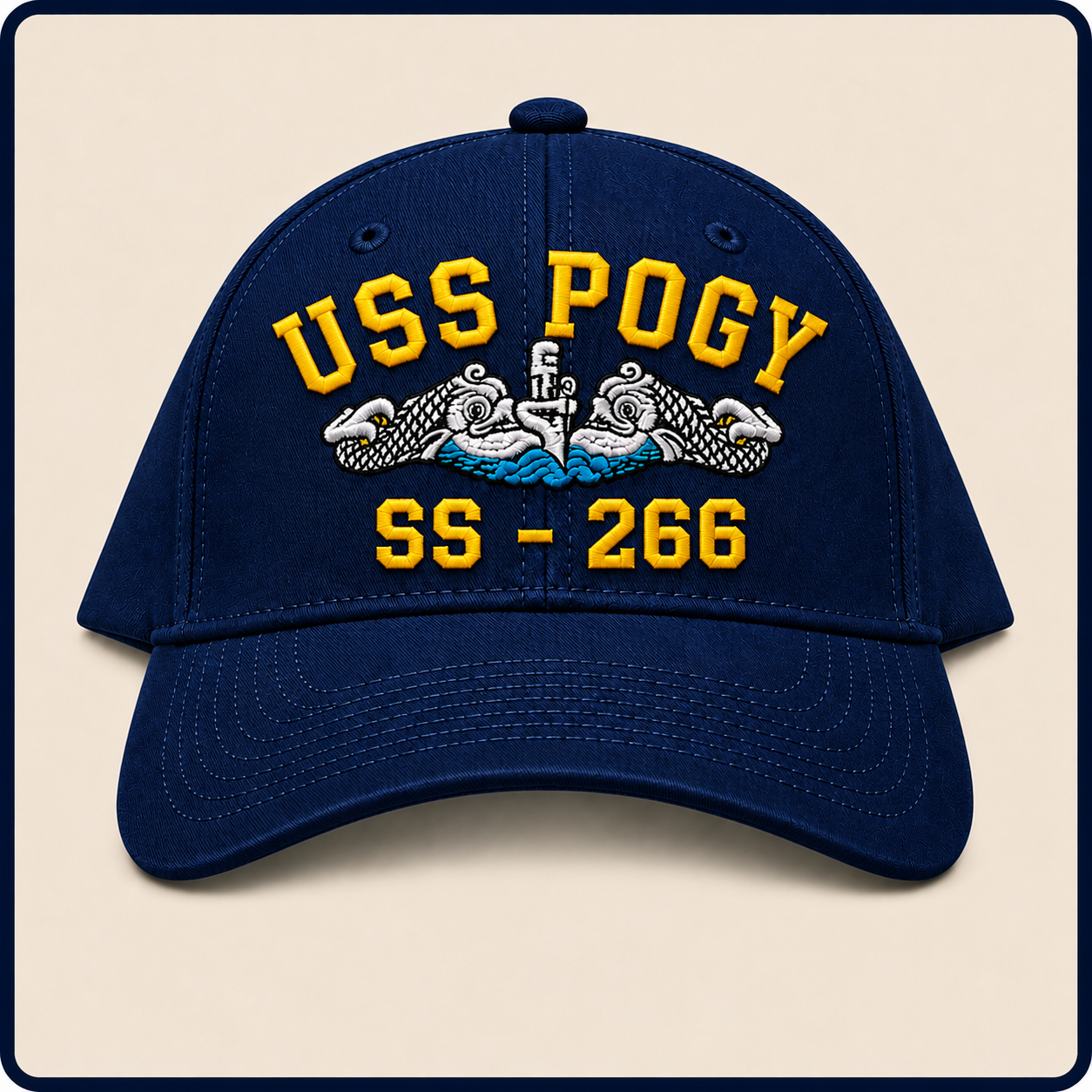 USS POGY SS-266 HAT approved boat mockup