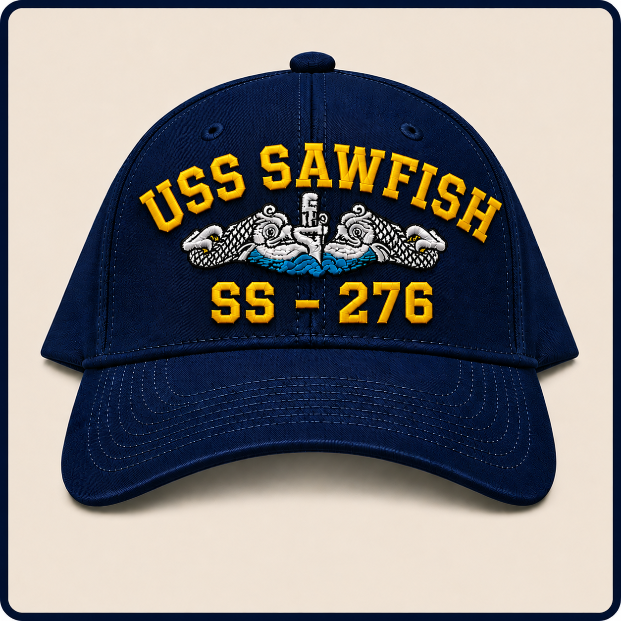 USS SAWFISH SS-276 HAT approved boat mockup