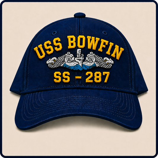 USS BOWFIN SS-287 HAT approved boat mockup