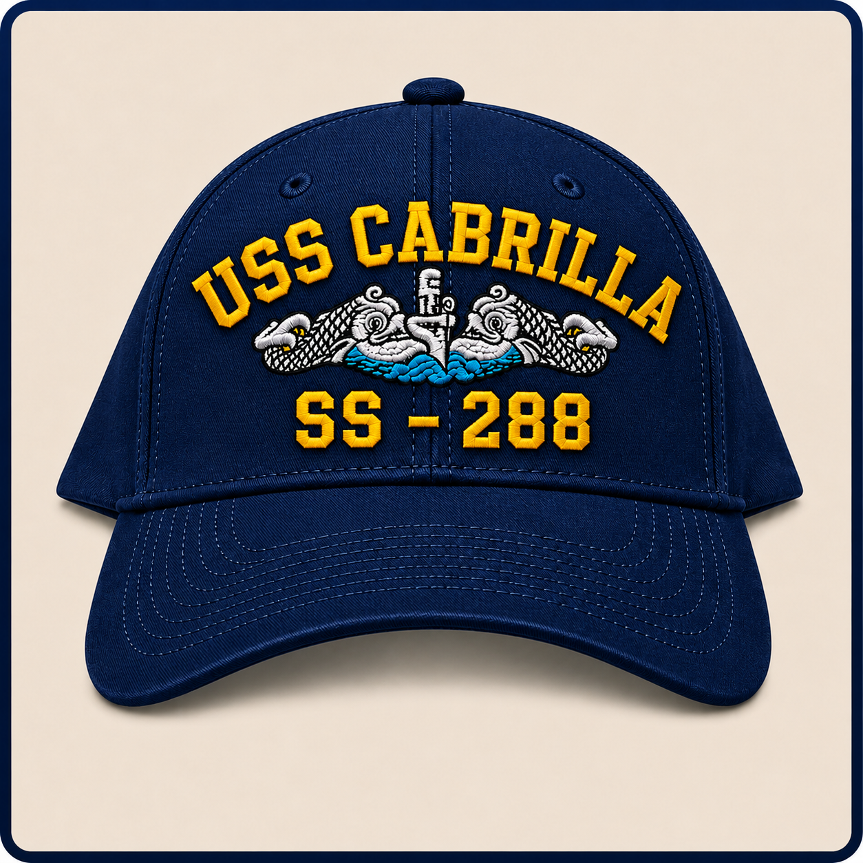 USS CABRILLA SS-288 HAT approved boat mockup