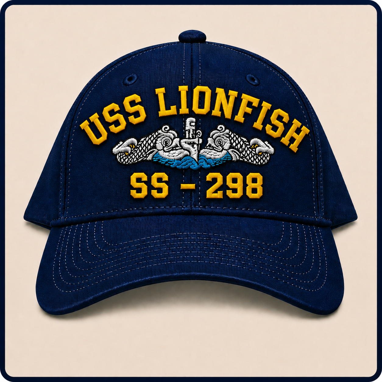 USS LIONFISH SS-298 HAT approved boat mockup