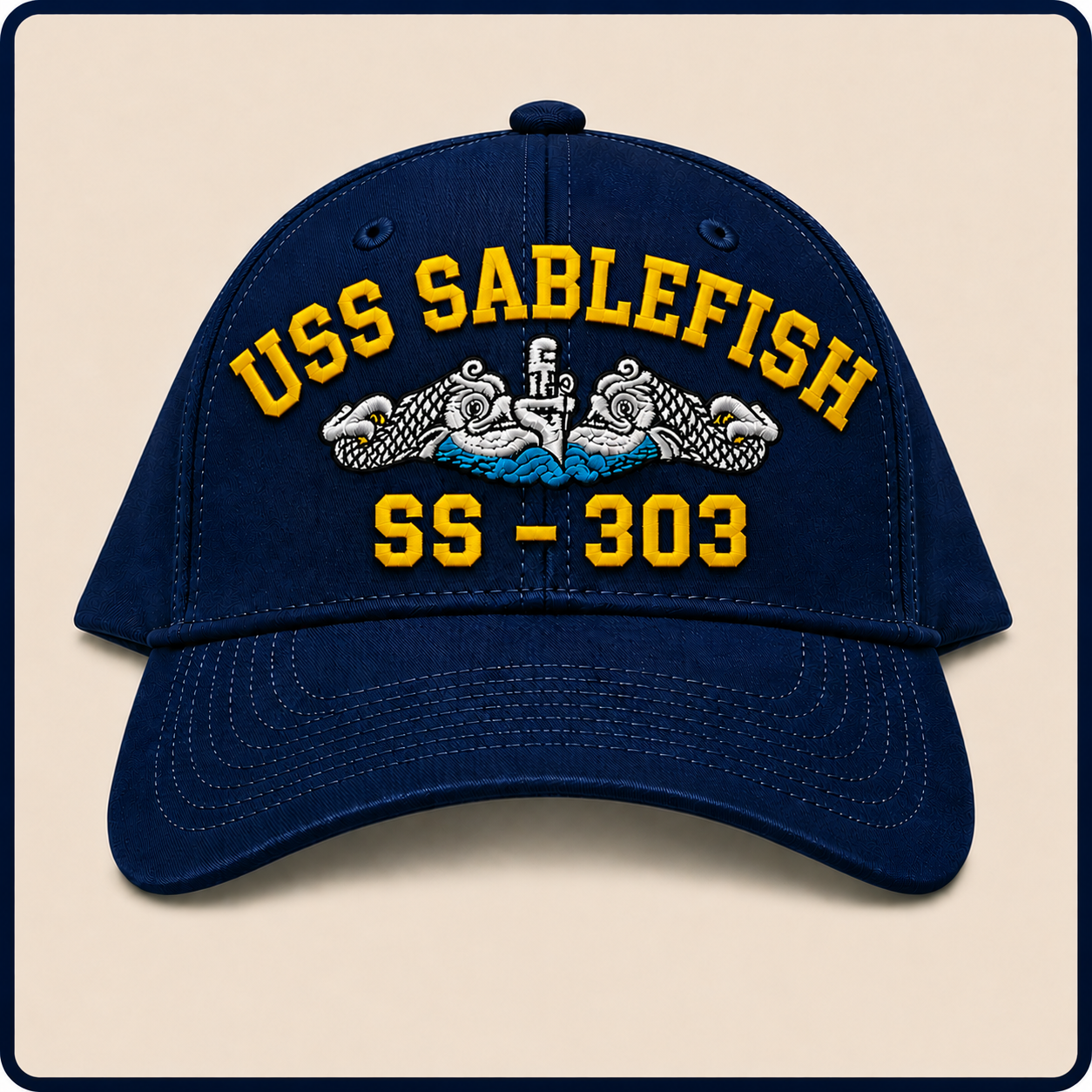 USS SAILFISH SS-303 HAT approved boat mockup