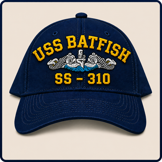 USS BATFISH SS-310 HAT approved boat mockup
