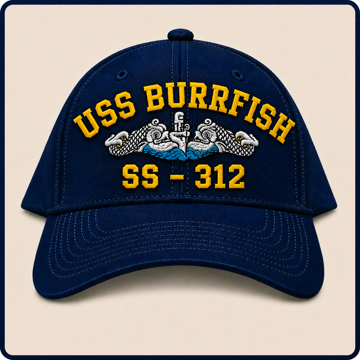 USS BURRFISH SS-312 HAT approved boat mockup